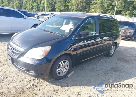 2006 Honda Odyssey Ex-L из США, поврежденный, VIN 5FNRL38626B052068